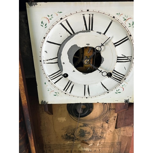 380 - Seth Thomas triple-decker clock 83cm x 47cm