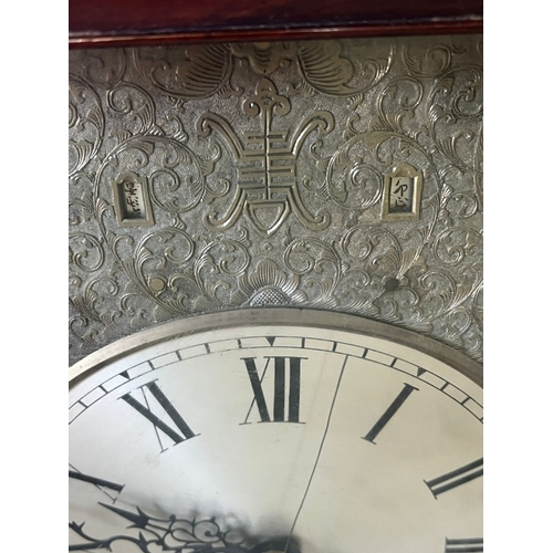 382 - Chinese double fusee bracket clock H51cm W31cm D15cm