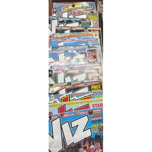 387 - A selection of vintage Viz comic magazines approx 180, adult humor