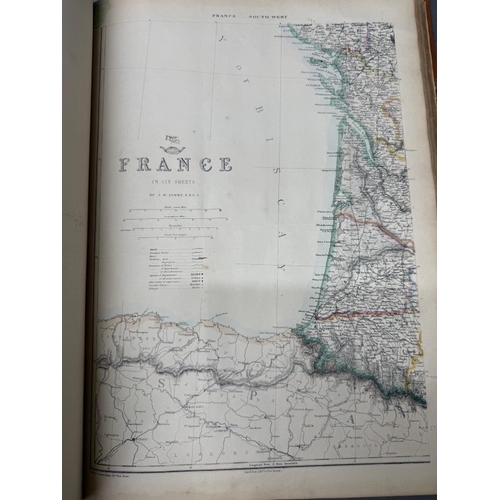 390 - The Dispatch Atlas , bound, published in 1863