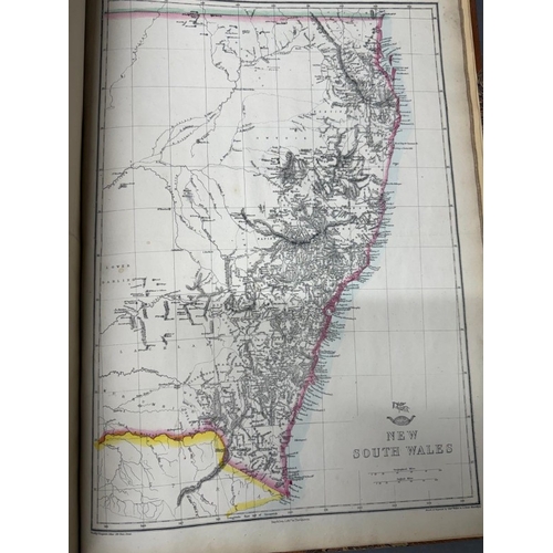 390 - The Dispatch Atlas , bound, published in 1863