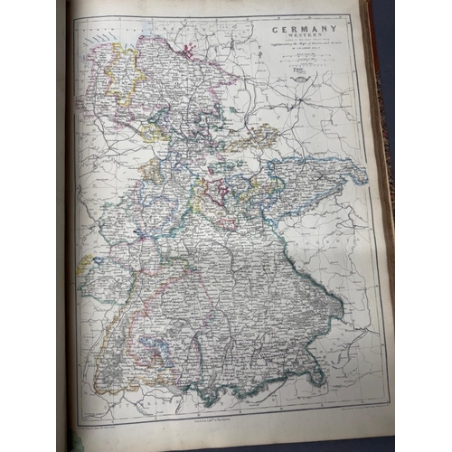 390 - The Dispatch Atlas , bound, published in 1863