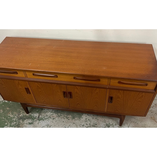 185A - G-plan fresco teak sideboard (no label) (H95cm x W151 x D46cm)
