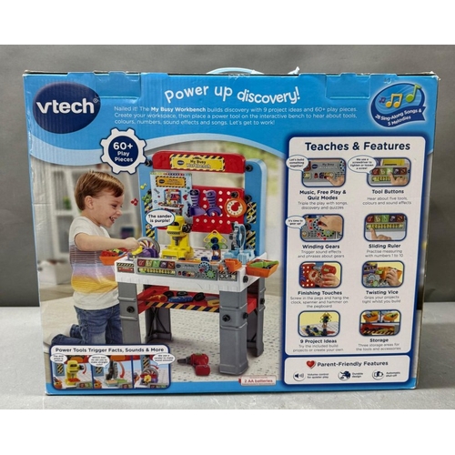 145 - A Vtech childs My Busy Workbench, boxed