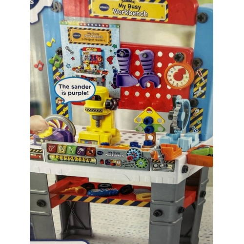 145 - A Vtech childs My Busy Workbench, boxed