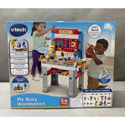 145 - A Vtech childs My Busy Workbench, boxed