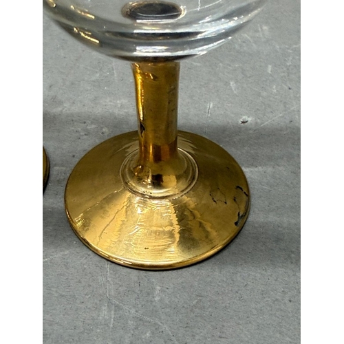 156 - A set of five coronation glasses
