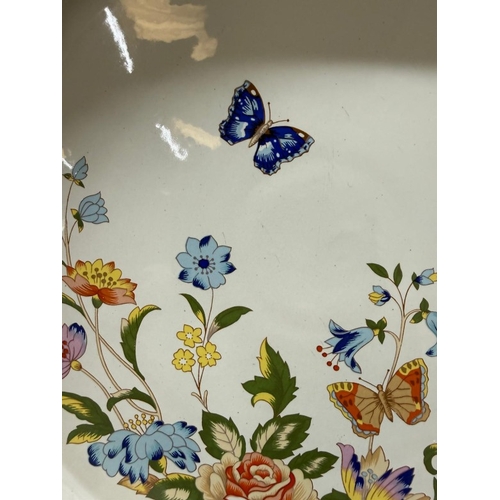 159 - An Aynsley china dish with floral pattern