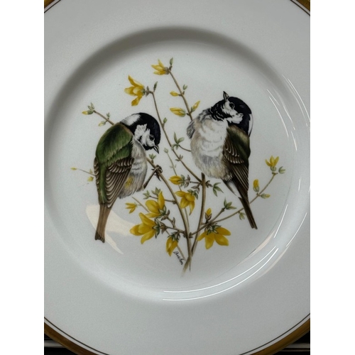 166 - Two boxed Boeing bird plates. Coal tits and blue tits.