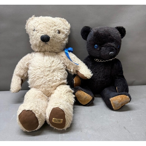 167 - Two vintage teddy bears to include a Merry Thought