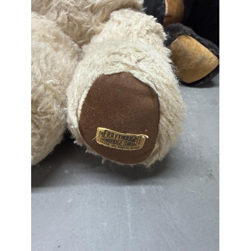 167 - Two vintage teddy bears to include a Merry Thought