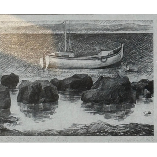 170 - Two framed maritime etchings