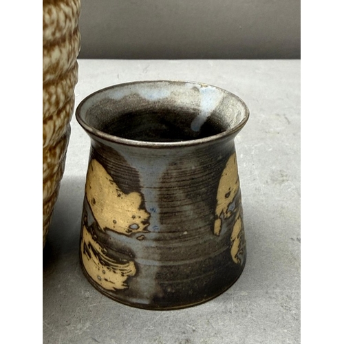 177 - Two Studio pottery vases, one from the Thornton pottery