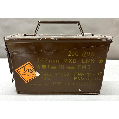 3 - A military ammunition box