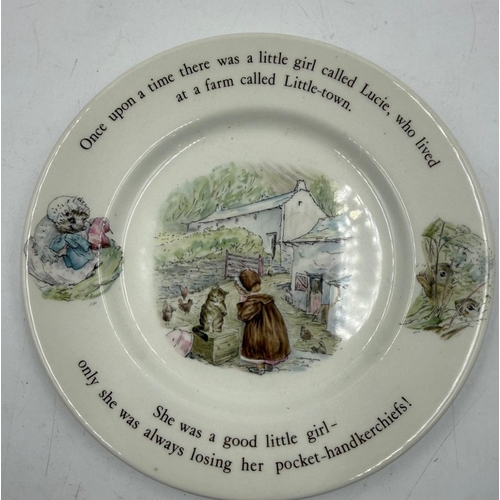 38 - A Wedgwood Beatrix Potter Mrs Tiggy Winkle plate