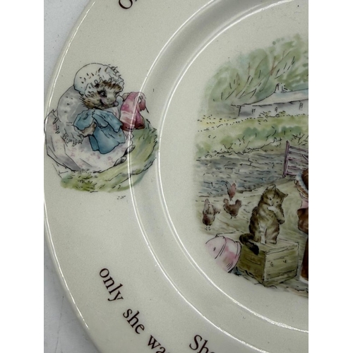 38 - A Wedgwood Beatrix Potter Mrs Tiggy Winkle plate