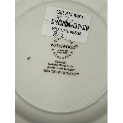 38 - A Wedgwood Beatrix Potter Mrs Tiggy Winkle plate