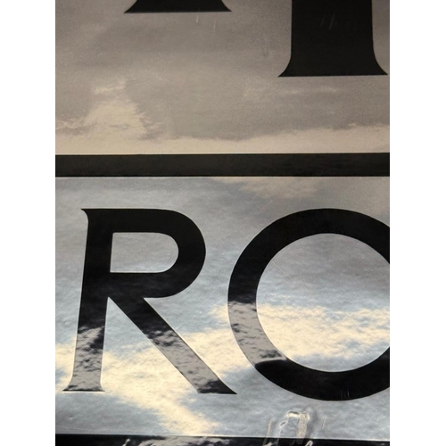 110 - A Rolls Royce sticker sign.