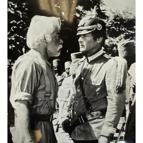 114 - An item of costume from Shout At The Devil starring Lee Marvin and Roger Moore together with a black... 