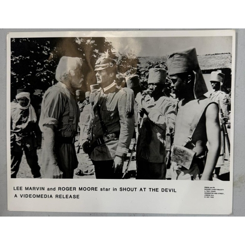 114 - An item of costume from Shout At The Devil starring Lee Marvin and Roger Moore together with a black... 