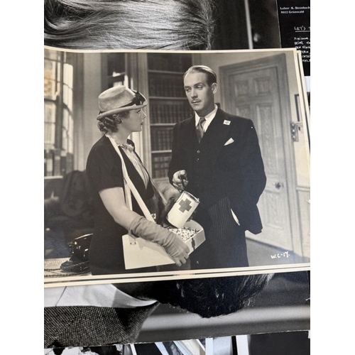 122 - A large collection of black and white film stills