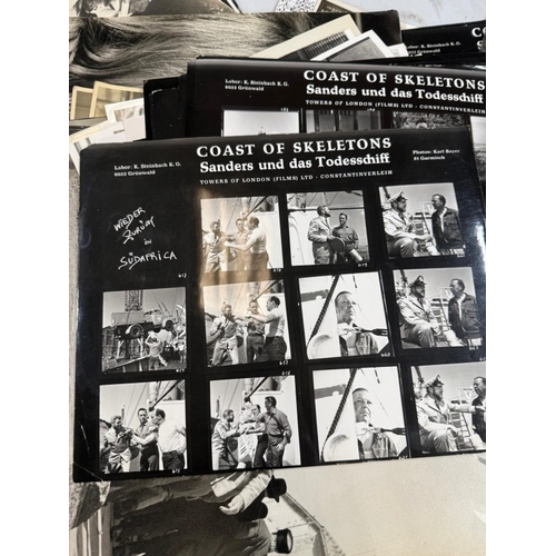 122 - A large collection of black and white film stills
