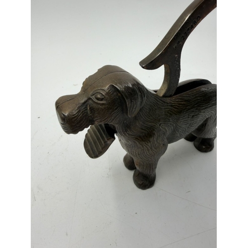 64 - Metal nutcracker in the form of a dog