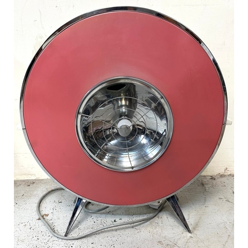 68 - Retro red spaceship heater converted to a double lamp