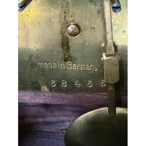 German 8 day Westminster chime mantel clock, Arabic numerals and ...