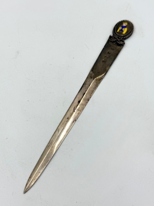 Horse Racing Memorabila: A hallmarked silver letter opener by Philip ...