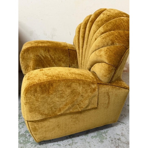 A pair of Art Deco Armchairs, these vintage chairs have the classic ...
