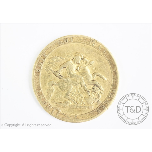 123 - A George III gold sovereign dated 1820