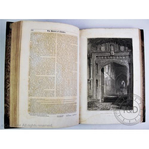 357 - ORMEROD (G), The History of the County Palatine and City of Chester, 3 vols, Lackington, Hughes, Har... 