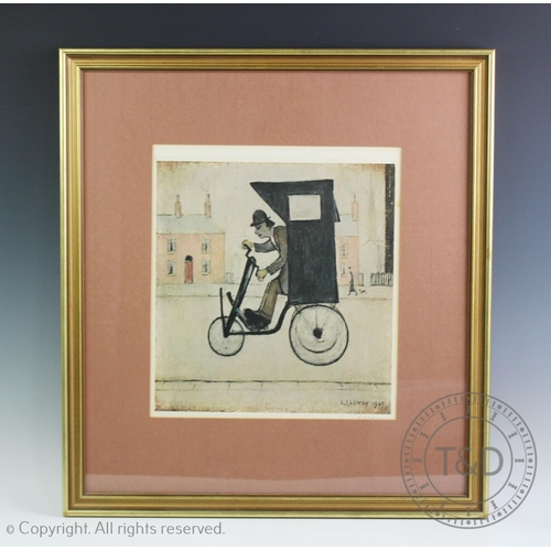 403 - Laurence Stephen Lowry RBA RA (1887-1976), 
Signed print, 
'The Contraption', 
Signed in pencil 'L.S... 