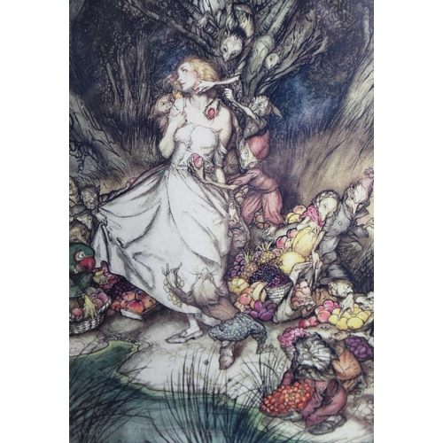 414 - After Arthur Rackham (1867-1939), 
A set of four colour plates, 
Each a scene from Goblin Market, 
T... 