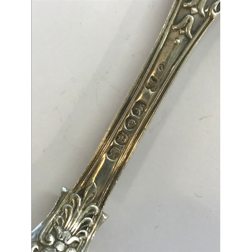 86 - Six early Victorian silver Queens pattern forks, William Eaton, London 1839, each initialled 'C', gr... 