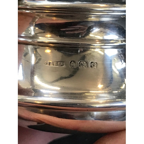 18 - A 20th century silver cased condiment set, S Blanckensee & Son Ltd, Birmingham 1931, comprising, sil... 