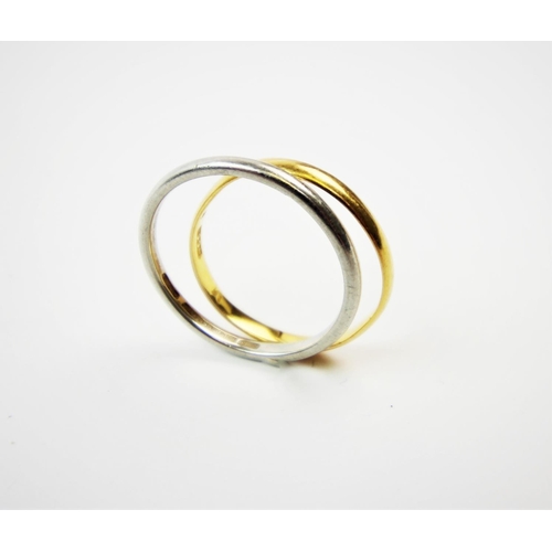 177 - A 22ct gold wedding band, Birmingham 1936-37, size O, gross weight approx. 1.9gms, with a further pl... 