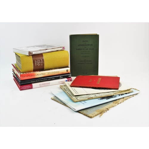 263 - A miscellany of books and booklets relating to life, tradition, craft and industry in Wales, to incl... 