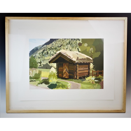 301 - Bob Matthews (Modern British),  
Limited edition print on paper,  
'Cabin', 
Numbered 12 of 55, titl... 