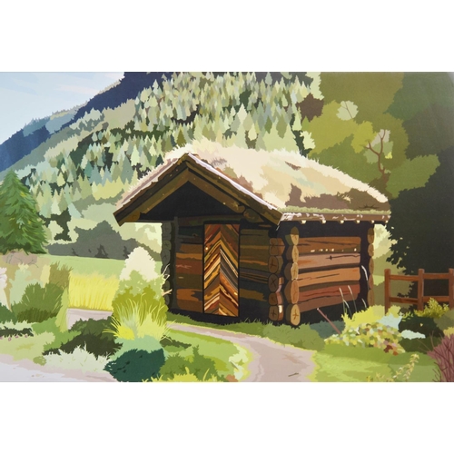 301 - Bob Matthews (Modern British),  
Limited edition print on paper,  
'Cabin', 
Numbered 12 of 55, titl... 