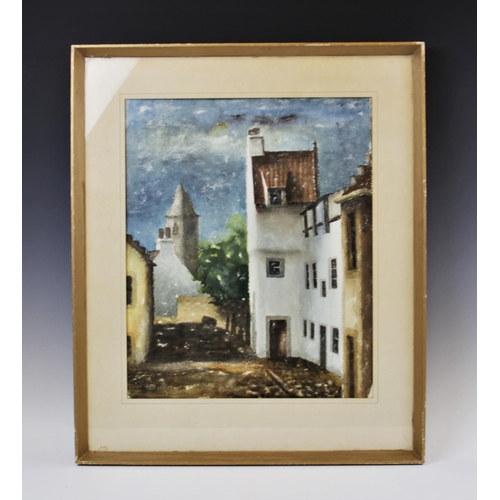 312 - Kenneth M. Currie (Scottish, 20th century),  
Two watercolours on paper,  
Each named 'Culross, Fife... 