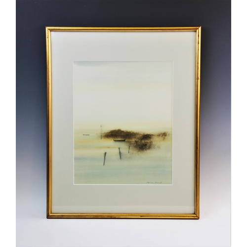 322 - Colin Kent (contemporary British),  
Two watercolours on paper, 
Landscapes of a beach shore, 
Each ... 