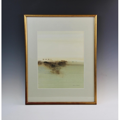 322 - Colin Kent (contemporary British),  
Two watercolours on paper, 
Landscapes of a beach shore, 
Each ... 