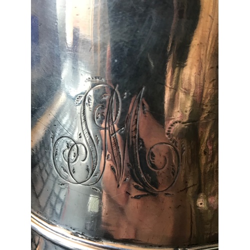 66 - A George III silver tankard and cover, Peter & Ann Bateman, London 1791, the cylindrical body of sli... 