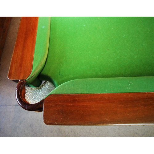 892 - A late 19th century mahogany full size snooker table 'The Camaspeed' by Thomas Padmore & Sons, 118 E... 