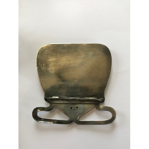 31 - An Art Nouveau silver toast rack, Keswick School of Industrial Art, Chester 1906, the six slice rack... 