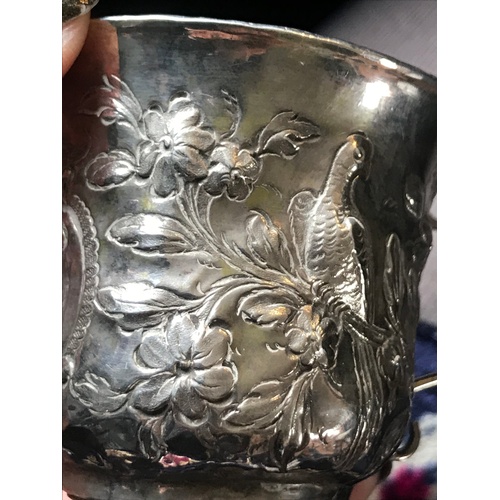 75 - A George III silver mug, probably Peter & William Bateman, London 1807, of typical form, with reeded... 