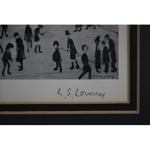 300 - Laurence Stephen Lowry RBA RA (1887-1976), 
Signed limited edition artist's proof on paper, 
'The Re... 