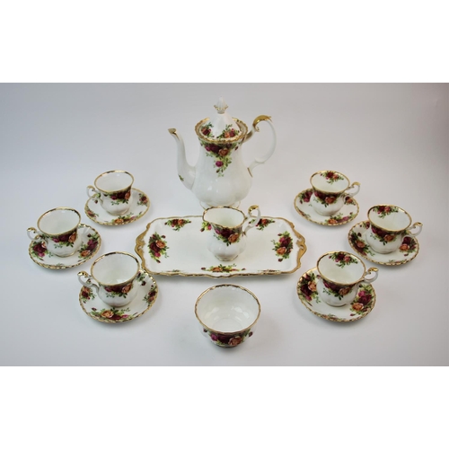 499 - A Royal Albert Old Country Roses six place tea service, comprising; six tea cups, six saucers, a mil... 